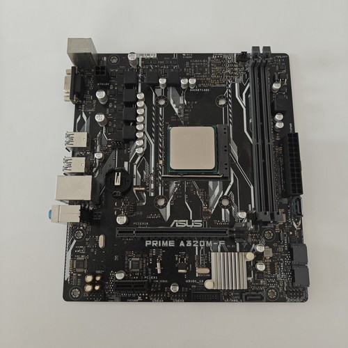 ASUS PRIME A320M‑F AM4 Motherboard +AMD A8‑9600 4‑Core CPU Combo DDR4 VGA Output