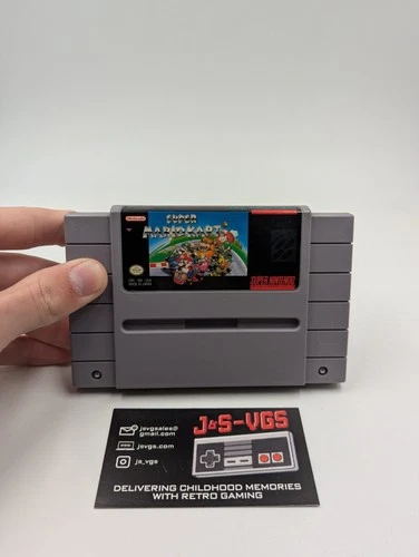 Super Mario Kart SNES Super Nintendo Cartridge Only Tested Working Authentic