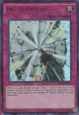 MVP1-EN022 Dig of Destiny Ultra Rare 1st Edition Near Mint YuGiOh TCG