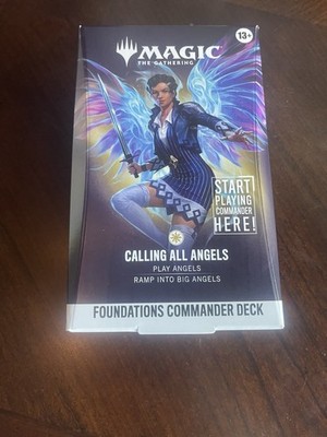 Magic the Gathering - Foundations Commander Deck | Calling All Angels MTG