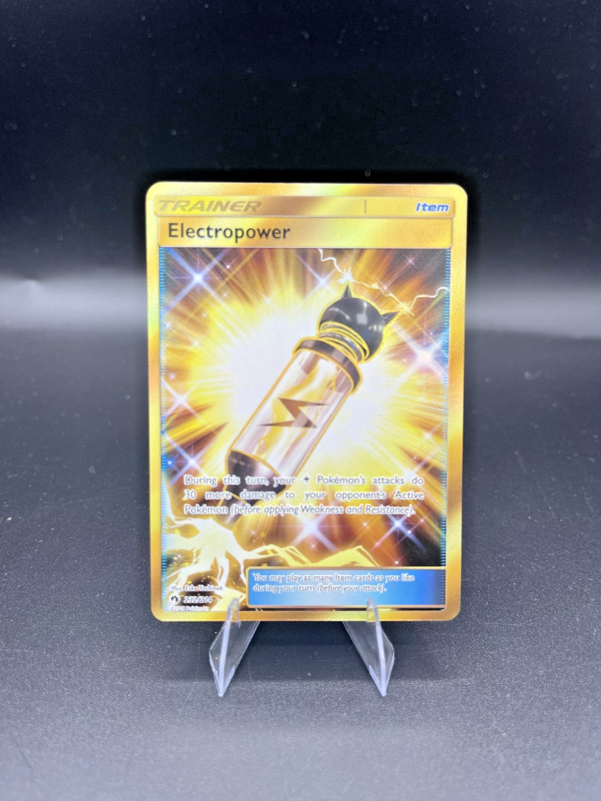 (NM) Electropower Secret Rare 232/214 Lost Thunder Pokemon Card