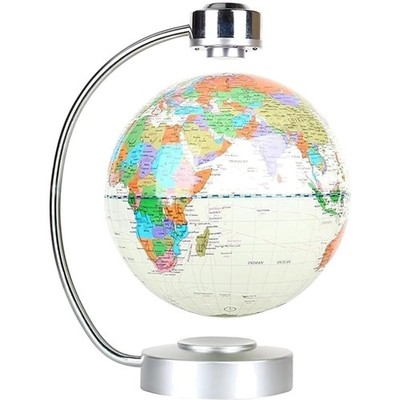 Magnetic Levitation Floating Globe 8'' Levitation Rotating Ball LED Illuminat...