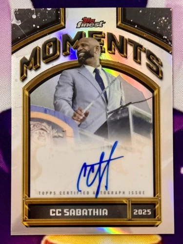 2026 Topps Finest CC Sabathia Base (RAW)