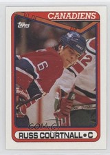 1990-91 Topps Russ Courtnall #124 0s5