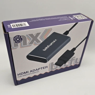 Bitfunx HDMI Adapter für Super Nintendo,N64,GameCube