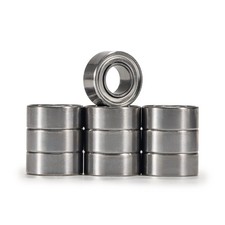 10 Pcs 5x10x4mm MR105ZZ Double Shielded Metal Deep Groove Ball Bearings Mini