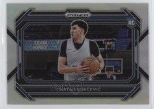 2023-24 Panini Prizm Draft Picks Silver Variations Tristan Vukcevic #38 0c2
