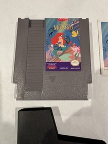 Disney's The Little Mermaid NES 1991 , CIB w/Box, Game, Manual & Inserts