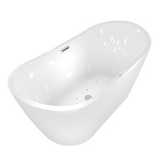 freistehende Badewanne Wanne F13 180x92cm Whirlpool Luftmassage