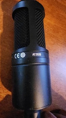 Audio-Technica AT2020 Cardioid Condenser Microphone - Black Mic Only