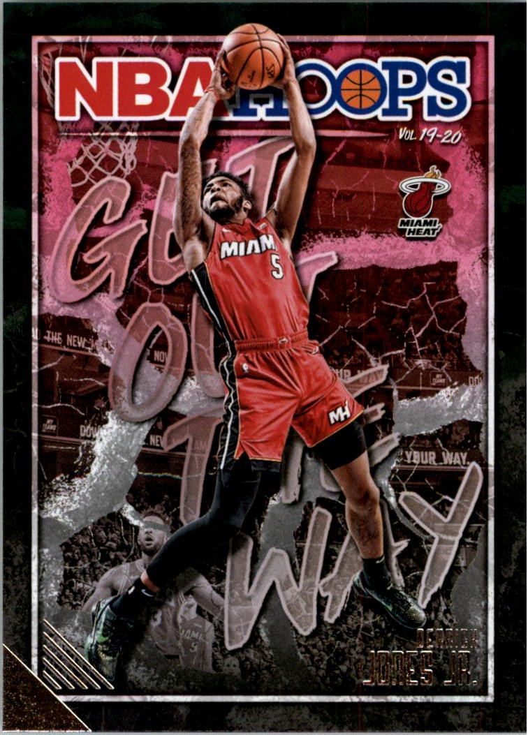 2019-20 Hoops Get Out the Way #4 Derrick Jones Jr. - BSK