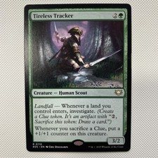 Tireless Tracker Rare Commander: Edge of Eternities 110 NM MTG Magic Card Green
