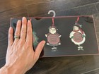 Set of 3 St. Nicholas Square , Photo Frame-Christmas Ornaments in Box  — photo 2
