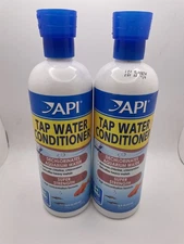2 API TAP WATER CONDITIONER Aquarium Water Conditioner 16-Ounce Bottles
