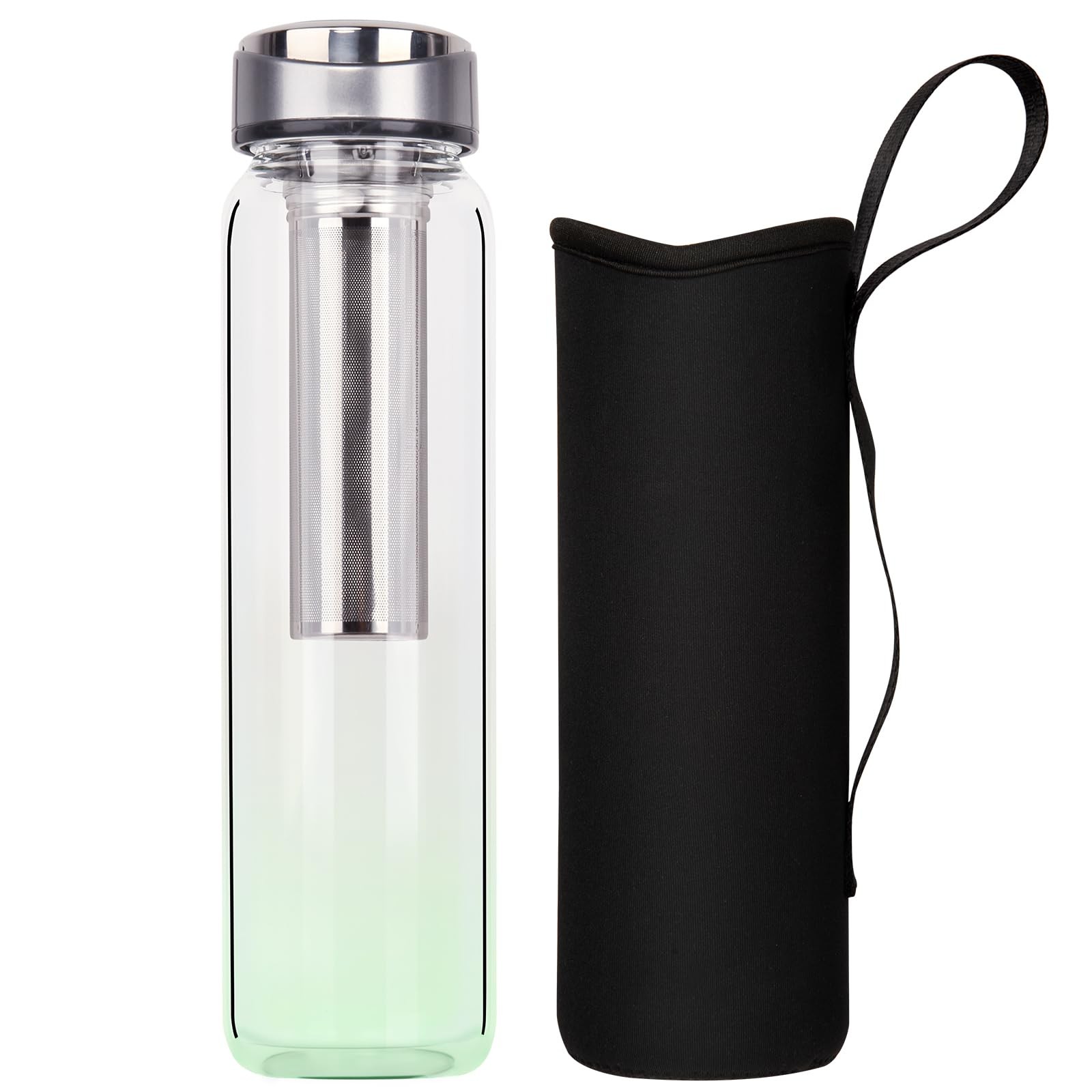 With Tea Infuser Reusable Tumbler Strainer Portable