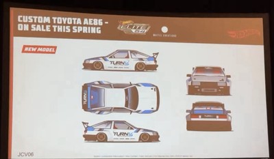 Hot Wheels Elite 64 トヨタAE86カスタム Hot Wheels Elite 64 Toyota Corolla Levin (AE86) Custom