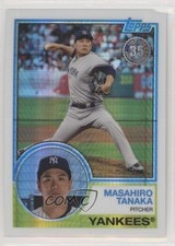 2018 Topps Silver Pack 1983 Design Chrome Update Series Masahiro Tanaka #122 8k4