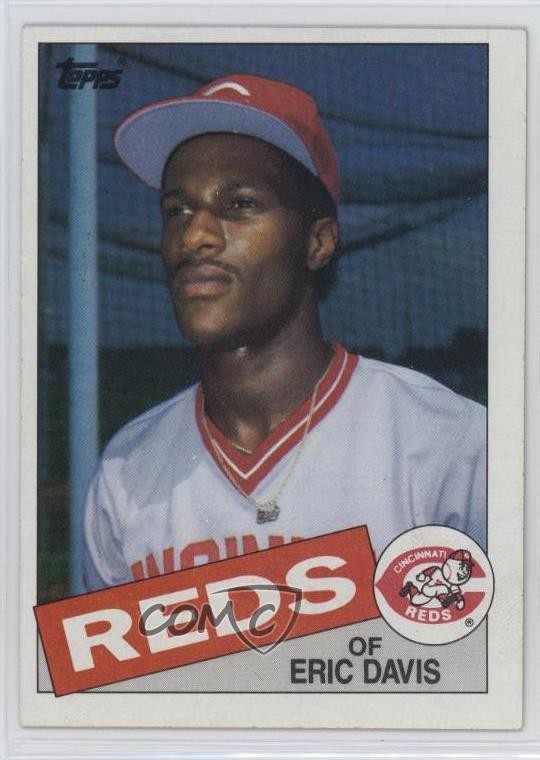 1985 Topps Eric Davis #627 0d08