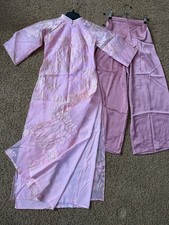 Ao Dai Vietnamese Chinese 2 pieces fit Girl size 12 Tet Lunar new year Wedding