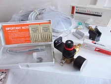 NEW Henry Schein 404A MASTER HANDPIECE with Burs.  Includes a 60-500 CONTROL KIT