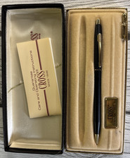 Vintage 1980 Cross 2501 Classic Black Mechanical Pencil in Original Retail Box.