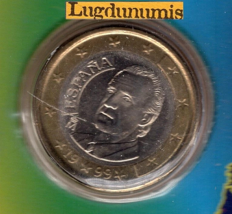 Espagne 1999 1 Euro BU FDC Provenant du BU 49000 Exemplaires - Spain - Photo 1/1
