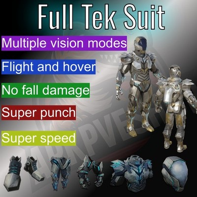 Full Tek Suit / Armor , Gear ASA PVE  ARK Survival Ascended