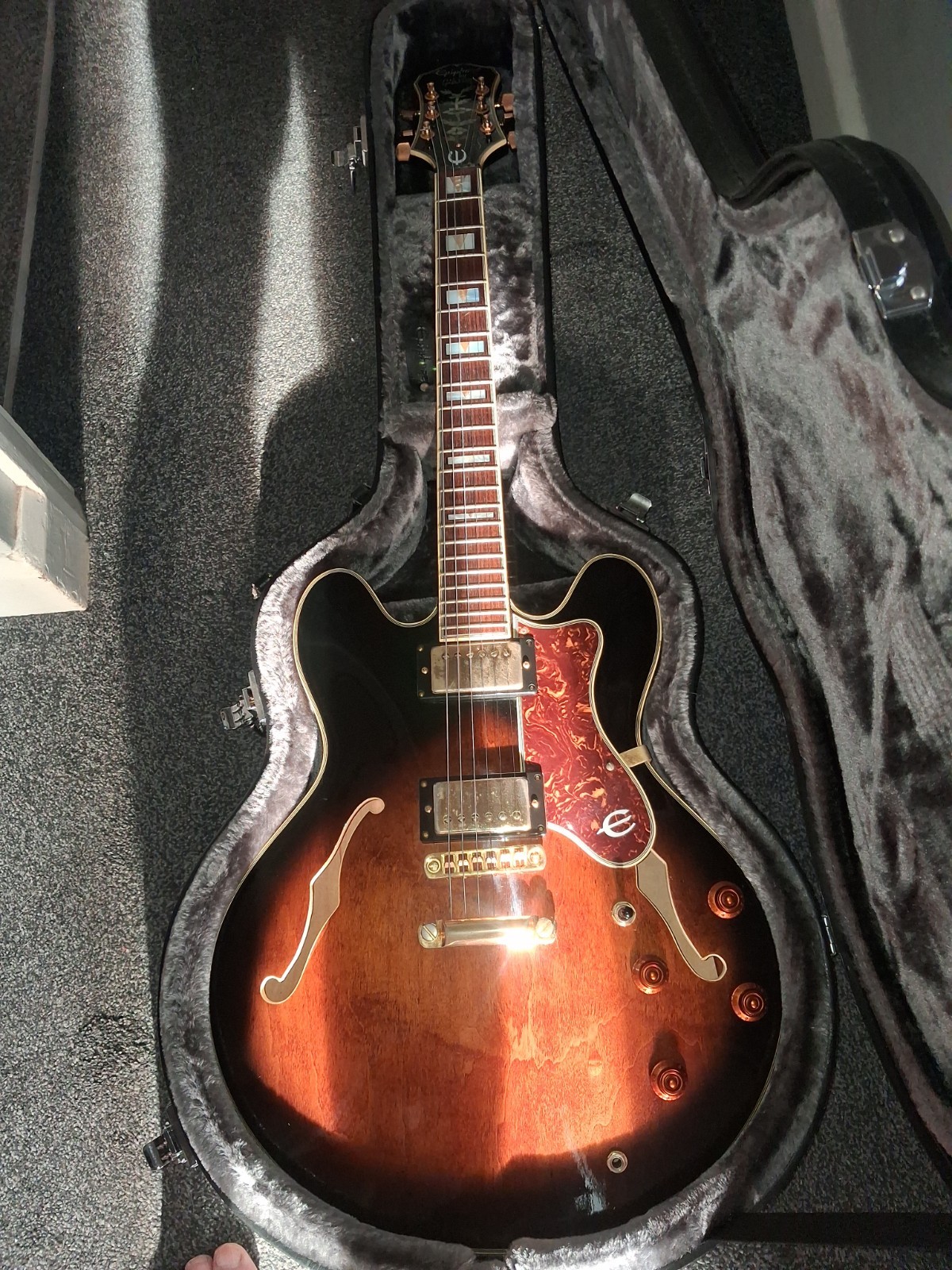 Epiphone by Gibson Sheraton VSB 1988 Electric Guitar with Hard Case