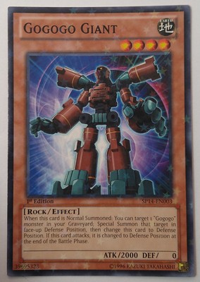Yugioh Gogogo Giant (Starfoil) SP14-EN003 Rare 1st Edition Near Mint