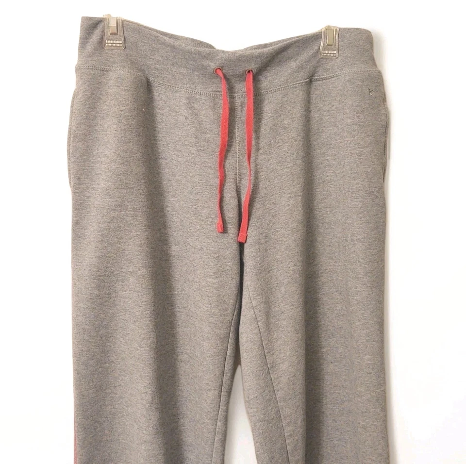 Leggings Danskin AHORA Gris Jaspeado Rosa Acento ELASTIZADOS Pierna Recta Talla M 8-10 Foto 3 de 4