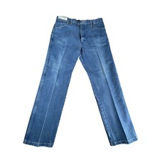 Vintage Wrangler Jeans Mens 36x30 Blue 13MWZ Denim Cowboy Boot Cut Fit Stonewash