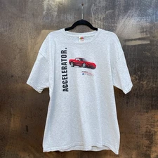 Vintage Corvette Hummer GM General Motors Auto show Car Promo T-shirt XL Y2K
