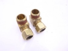 2 Pack Parker Compression Tube Elbow 5/8" Tube OD Compression X 3/4" MNPT