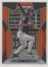 2019 Panini Prizm Draft Picks Orange Prizm Riley Greene #86 s1i