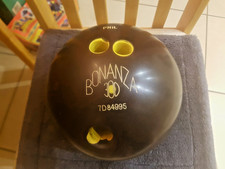 17lb Bowling ball Brown with sling bag.