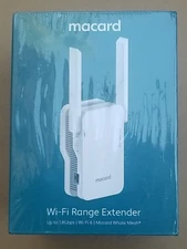 Macard Dual Band Wifi Range Extender Mc1800 NEW SEALED