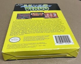 THE MUTANT VIRUS Game for the Nintendo NES with Box