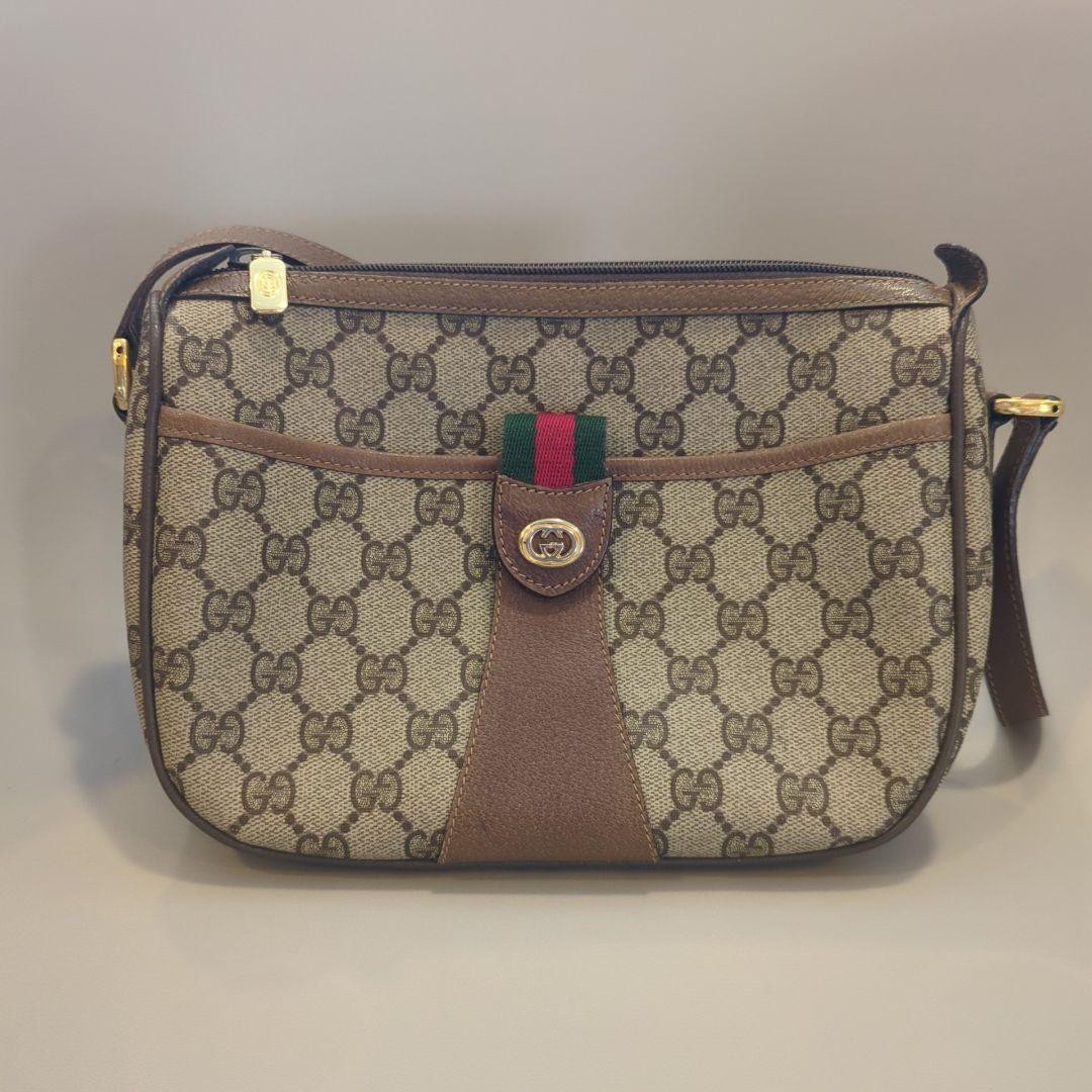 GUCCI GG Pattern Shoulder Bag Sherry Line  DDU