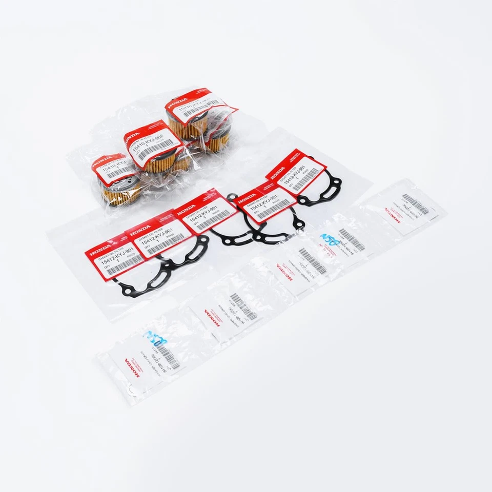 HONDA CRF250L M RL CRF300L LR OIL FILTER GASKET CRUSH WASHER X5 SET 12-22 - Image 4 of 4