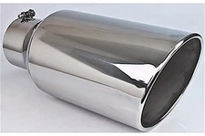 Different Trends BQ9-507018RSL Polished Ss Bolt-On 7In Rolled Slant 5In Id