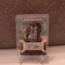 2022 Panini Prizm Sensational Signatures Green Taz Sherman #SS-TAZ Autograph