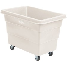8 Bushel Plastic Bulk Box Truck Direct Mount Base White 33-3/10"L x 24-3/5"W x