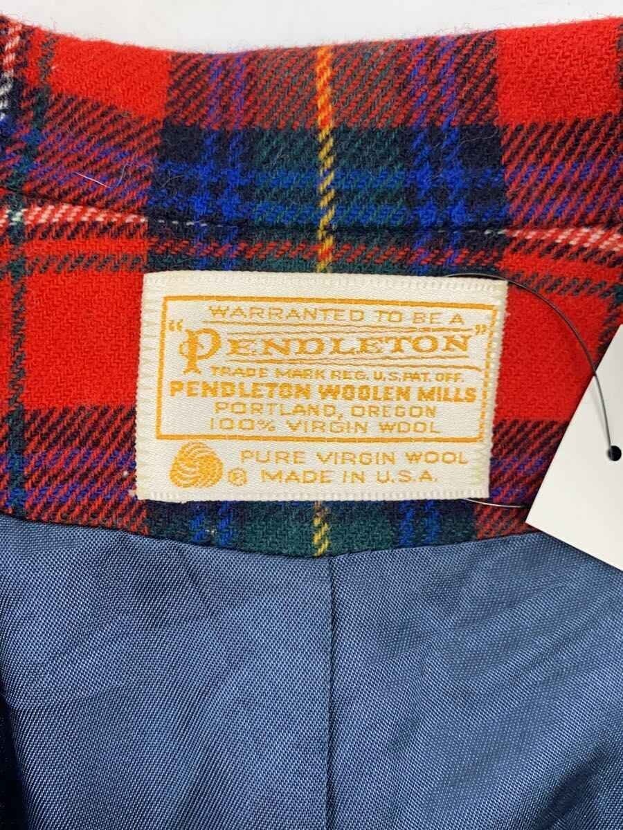 Pendleton Wool Jacket Red Check Tailored - image 3