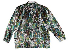 Da Rue of California USA Made Colorful Open Art to Wear Jacket & Blouse Tank 16