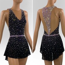 ice figure skating competition dress Gymnastics costume dance Dress dyeing