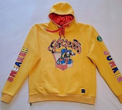 Makobi Get  em Hoodie Yellow Sneaker Junkie XLarge Authentic Brand M4737