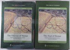 The Great Courses Odyssey and Iliad of Homer DVD Lectures + Guidebooks VG Lot