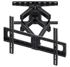 Home Vision HV6601 TV Wall Mount Tilt Swivel Fits TVs Up to 70" Black