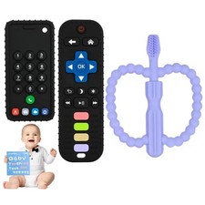 Baby Teething Toys, Remote Control Shape Teething Toys, Cell Phone Teether fo...