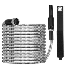 75ft Garden Hose Made by Metal with Super Tough and Soft Water Hose, Househol...